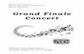 The 31st Annual Suburban East Conference Music Festival · The 31st Annual Suburban East Conference Music Festival Grand Finale Concert Stillwater Area High School Monday, January