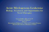Acute Myelogenous Leukemiadocs.cdrewu.edu/assets/com/files/10.26.18_PPT Presentation_Schiller Gary.pdfAcute Myelogenous Leukemia: Biology, Treatment, and Opportunities for Novel Therapies