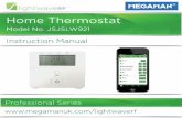 Home Thermostat - Farnell element14 · 2015-01-10 · added to provide complete control. Heating System Setup Typical setups involving the Home Thermostat 2. Using the Thermostat