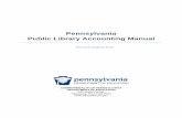 Pennsylvania Public Library Accounting Manual Libraries... · 2018-11-02 · CHAPTER 5 – PAYROLL ... library staff who do not have an accounting background in establishing accounting