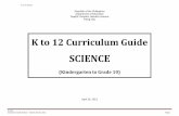 SCIENCE - ingatanzulfikar.files.wordpress.com · 4/25/2013  · K to 12 Science K to 12 Curriculum Guide Science – version April 25, 2013 Page 5 Grade/Level Grade Level Standards