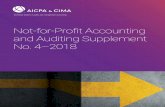 Not-for-Profit Accounting and Auditing Supplement No. 4–2018...Chapter 1 Not-for-Profit Accounting and Auditing Supplement No. 4–2018 Introduction This update includes the more