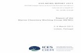 ICES MCWG REPORT 2015ices.dk/sites/pub/Publication Reports/Expert Group Report... · 2015-10-27 · ICES. 2015. Report of the Marine Chemistry Working Group (MCWG), 2–6 March 2015,