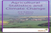 Agricultural Statistics and Climate Change...Climate change mitigation in agriculture is a devolved issue, and Defra has policy responsibility for England. This publication aims to