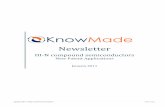 Newsletter - KnowMade · gap (Eg2) (Eg1>Eg2) are sequentially laminated a Schottky electrode (109), which is formed on the first side surface of the hetero structural layer such that