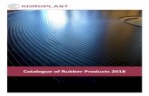 Catalogue of Rubber Products 2018 - KORDPLAST · Currently, we have portfolio of approximately 1200 types of rubber rings with various dimensions and used rubber. If a new rubber