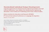 Standardized Individual Output Development · Standardized Individual Output Development: Linguistic Approaches for Requirements Engineering Problems through Cultural Differences.