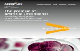 The promise of artificial intelligence - Accenture · PDF file Artificial intelligence Manager About the research 6 | The promise of artificial intelligence Artificial Intelligence