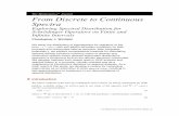 The ®Mathematica Journal From Discrete to Continuous Spectra · 2019-11-19 · The ®Mathematica Journal From Discrete to Continuous Spectra Exploring Spectral Distribution for Schrödinger