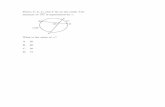 arcs and angles mult. choice...What is the measure of LLPK? B. c. D. 21.50 240 390 590 . Points W, X, and Y lie on circle O. What is the measure of L WY X? A. B. c. D. 1600 . Points