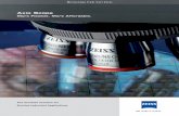 Zeiss Axio Scope A1 Materials Microscope Brochure · classes. Carl Zeiss Enhanced Contrast objectives, in short: EC, are distinguished by minimized stray light and reﬂ ec-tions,