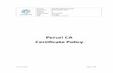 Peruri CA Certificate Policy · 2019-07-11 · 4.12 KEY ESCROW AND RECOVERY / PEMULIHAN DAN PENITIPAN KUNCI ... 5.3.2 Background Check Procedures / Prosedur Pemeriksaan Latar Belakang