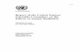 Report of the United Nations Scientific Committee on the ... · 7. The Committee also discussed a substantive scientific document that represented an extensive review of the effects