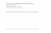 Quarterly LARP Monitoring Report · Quarterly LARP Monitoring Report, March – May 2017 ii LIST OF APPENDICES Appendix 1 Project Information Booklet Disclosure Appendix 2 Comparison