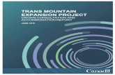 TRANS MOUNTAIN EXPANSION PROJECT · 2019-06-18 · decision approving the Trans Mountain Expansion Project (the Project).1 The Court held that the National Energy Board (NEB) erred