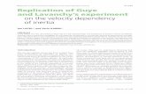 Replication of Guye and Lavanchy’s experiment on the velocity … 2004... · 2017-06-09 · |Replication of Guye and Lavanchy’s experiment on the velocity dependency of inertia