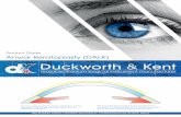 Product Guide Anwar Keratoplasty (DALK) Duckworth Kent · 1 Anwar Keratoplasty Hook • 0.18mm diameter tip for 1mm length • Flat face at tip 6-112 • 45° angled shaft, tip to