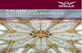 Musicin Wel lsCathedral 2016 · ORGAN RECITAL: MESSIAEN MEDITATION (I) Matthew Owens (Organist and Master of the Choristers,Wells Cathedral) and Prebendary Elsa van der Zee (narrator)