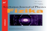 Volume XXII, Number 1 Section: Az April, 2016 zerbaijan J ...physics.gov.az/Dom/2016/AJP_Fizika_01_2016_az.pdf · Q . Qeyd edək ki, (12) və (13) ifadələri ilə təyin olunan hidrogen