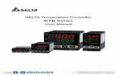 DELTA Temperature Controller - DTB Series - Manual · 2016-07-26 · ALA1 function enables) Press Select control mode (See "Pattern and set Editing selection" for detail) Press or