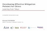 Developing Effective Mitigation Policies for Cities ... 1 Developing Effective Mitigation Policies for