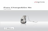 Pure Charge&Go Nx...Pure Charge&Go Nx User Guide 2 Content Welcome 4 Your hearing instruments 5 Instrument type 5 ... Hearing programs 9 Features 9 Daily use 10 Charging 10 Turning