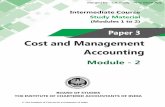 Cost and Management Accountingr Prepare and calculate the cost under Unit Costing. r Describe Batch Costing methods. r Explain the accounting entries for cost elements under the method.