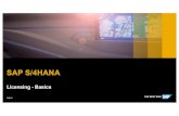 Licencovanie SAP S4HANA - Technology portfolio and SAP S/4HANA solutions (such as SAP HANA, SAP S/4HANA