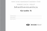RICAS Grade 5 Mathematics Practice Testricas.pearsonsupport.com/resources/student/... · Mathematics Session 1. 3. Go On ¨ Directions for Completing Questions with Answer Grids.