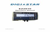 EZ2810 - Digi-Star · D4008 – EN Rev B EZ 2810 Operators Manual 5 SECTION 0 – PRODUCT OVERVIEW Thank you for your purchase of a Digi-Star EZ2810 scale indicator. Your EZ2810 is