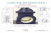 DOUBLE DISC GATE VALVES - Crispin ValvesTHE LUDLOW-RENSSELAER VALVE uses a double wedging prin- ciple, so that by placing the gate which has the short or abrupt wedge on the upstream