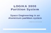 LOGIKA 3000 Partition System - Photocopiers LOGIKA 3000 Double Glazed with blinds Logika 3000 is a flush