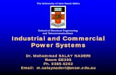 School of Electrical Engineering and Telecommunications ... Lec01 Overview - ppt.pdfIndustrial and Commercial Power Systems Dr. Mohammad SALAY NADERI Room EE305 Ph. 9385-5262 Email: