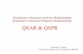 QSAR & QSPR - Unistrainfochim.u- History of QSAR ¢â‚¬¢ 1893, C. Richet has shown that toxicities of some