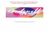 Presents - Iowa State Center · The Mission of ISU Theatre and Performing Arts is to empower citizen artistry by engaging students and the community in transformative theatre and