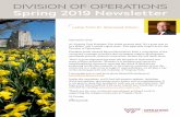 DIVISION OF OPERATIONS Spring 2019 Newsletter - Spring... · The university’s staff merit process is intended to reward and recognize the performance and contributions of staff