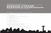 The Rivkin Center for Ovarian Cancer & research …...The Rivkin Center for Ovarian Cancer & the American Association for Cancer Research present the 12ovarian cancerTH Biennial research