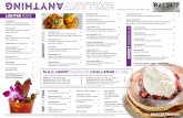 ANYTHINGANYTIME GF = Gluten-Free, GFO = Gluten-Free Option ... · GF = Gluten-Free†, GFO = Gluten-Free† Option Available, V = Vegan 19.07 *Consuming raw or undercooked meats,