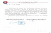 municipiulbacau.ro · 2018-02-22 · Prezentul proiect de hotärâre este înaintat pentru întocmirea raportului în vederea avizärii la Comisia de specialitate nr. 1 — Comisia