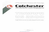 ozarktoolmanuals.comozarktoolmanuals.com/wp-content/uploads/pdfcatalogs/...When Colchester introduced the "Triumph 2000" Lathe alone other centre lathes. Precision, power and durability,