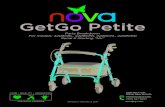 GetGo Petite - NOVA Medical Productsgetgo petite serial # beginning with “nv” item number description uom p42015 screw for brake shoe each p42007 screw for folding mech. & slanted