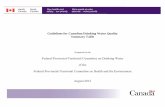 Guidelines for Canadian Drinking Water Quality … Canada/Guidelines for...This document may be cited as follows: Health Canada (2012). Guidelines for Canadian Drinking Water Quality—Summary
