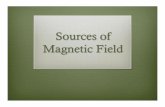 Sources of Magnetic Field - Mississippi State Universityms1785.physics.msstate.edu/PH2223/chapter28_2017.pdfThe magnetic field in space around an electric current is proportional to