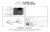 UMV 4301 - Leroy-Somer · UMV 4301 Open and closed loop speed controllers for asynchronous and synchronous motors Installation and maintenance Réf. 2415 GB - 4.33 / c - 03.01 T h