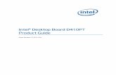 Intelآ® Desktop Board D410PT Product Guide Revision History Revision Revision History Date -001 First