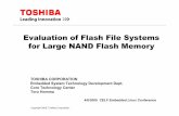 Evaluation of Flash File Systems for Large NAND …Capacity of NAND device used Mounting time [sec] ls mount Better Evaluation of Flash File Systems for Large NAND Flash Memory 10