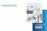 Factbook 2018 - RWE...0 100 200 300 400 500 600 DF E l l e H r a Z aft Top 10 European power generators 1 RWE ranks No. 2 among European power generators RWE market share in core markets