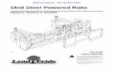 Skid Steer Powered Rake - cdn-assets.greatplainsmfg.com · 7. 808-266c spkt 50-2 x 20t 12/24x14t spln 8. 321-067d washer flat 3/8x2x10 ga 9. 804-013c washer lock spring 3/8 plt 10.