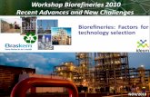 Workshop Biorefineries 2010 Recent Advances and New ... - …...Workshop Biorefineries 2010 Recent Advances and New Challenges ... separates its biomass raw material into individual