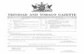 TRINIDAD AND TOBAGO GAZETTE 2005/Gazette No. 102 of 2005.pdf · TRINIDAD AND TOBAGO GAZETTE VOL. 44 Port-of-Spain, Trinidad, Thursday 23rd June, 2005—Price $1.00 NO. 102 1240 SUPPLEMENT
